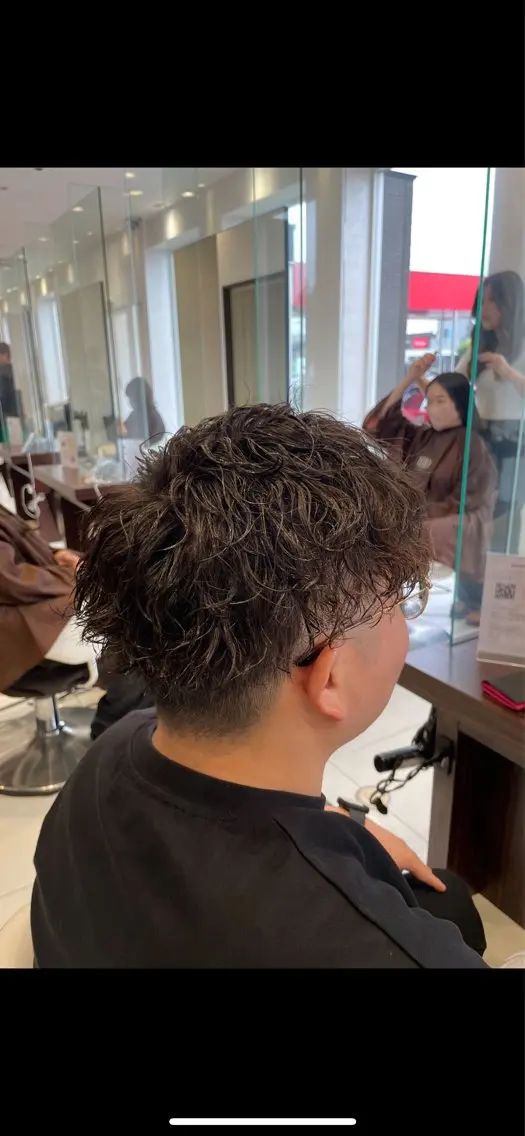 ショート パーマ メンズ ✂︎山﨑 涼太✂︎のヘアスタイル