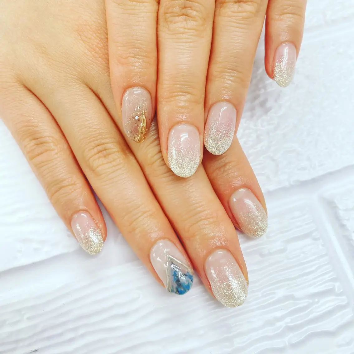 ネイル アートネイル ニュアンスネイル ハンドネイル N._._. clawのネイルデザイン