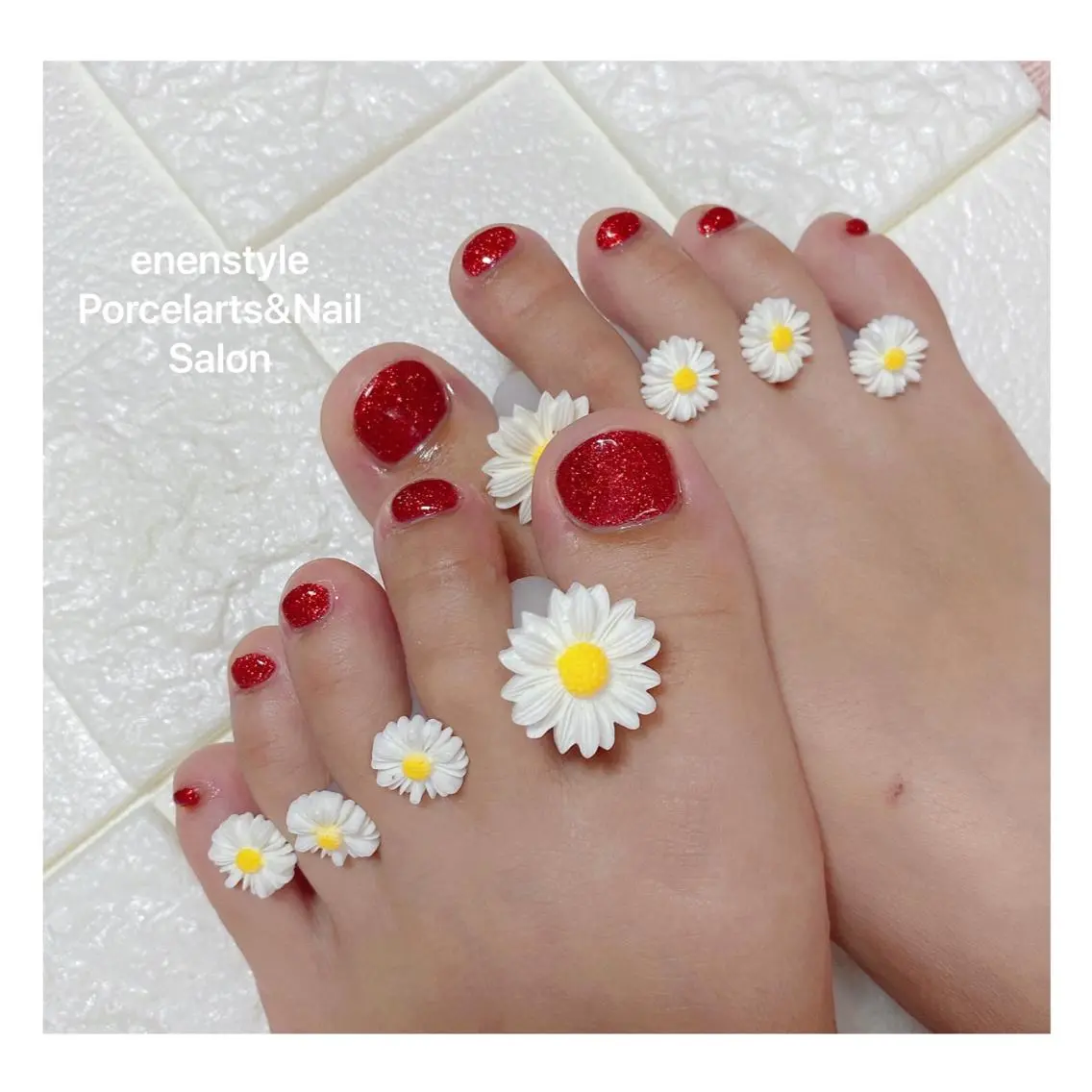 ショート ネイル ハンドネイル フットネイル 🐾enen style 🐾のネイルデザイン