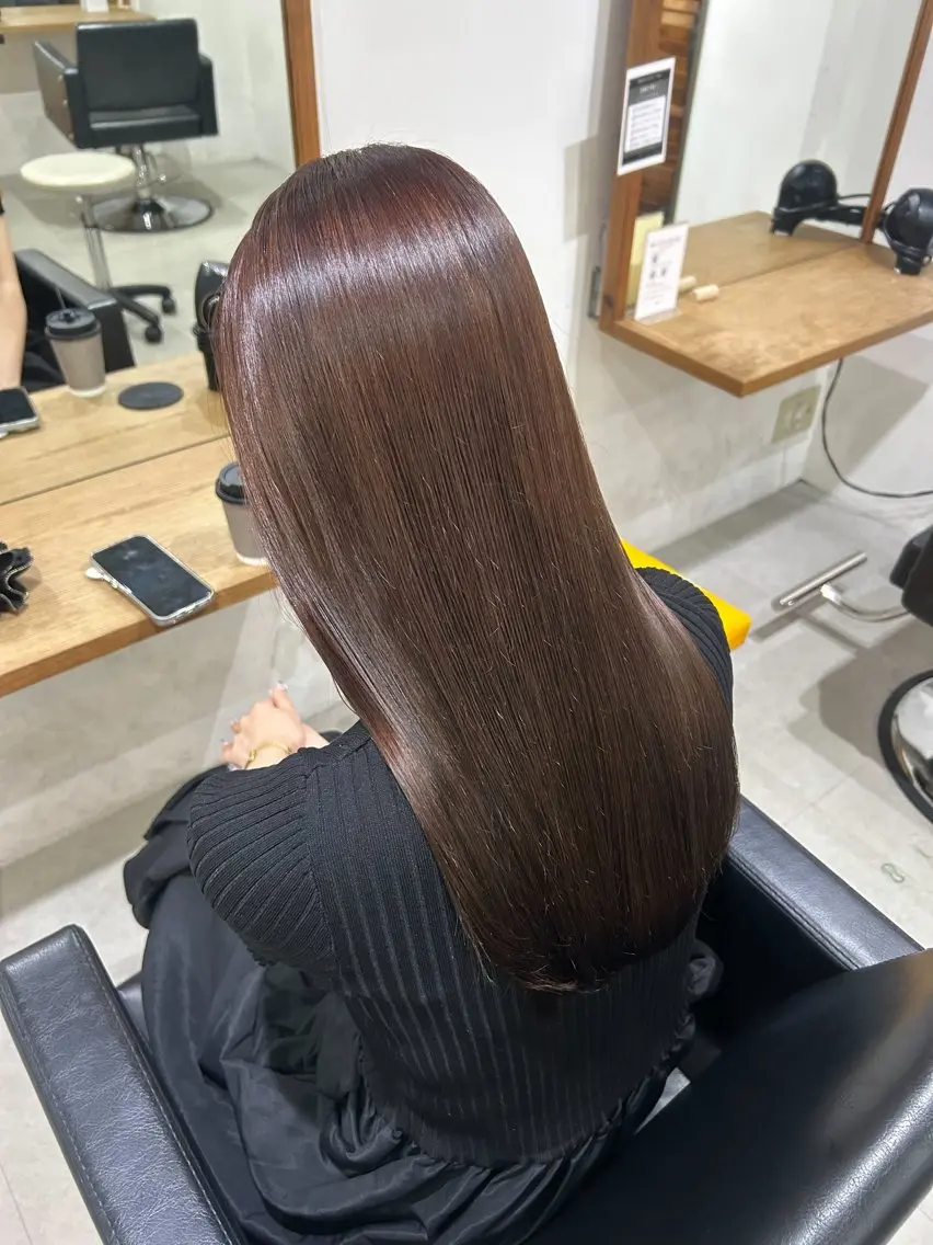 ロング 縮毛矯正 縮毛矯正1000円/ MIKU🎀のヘアスタイル