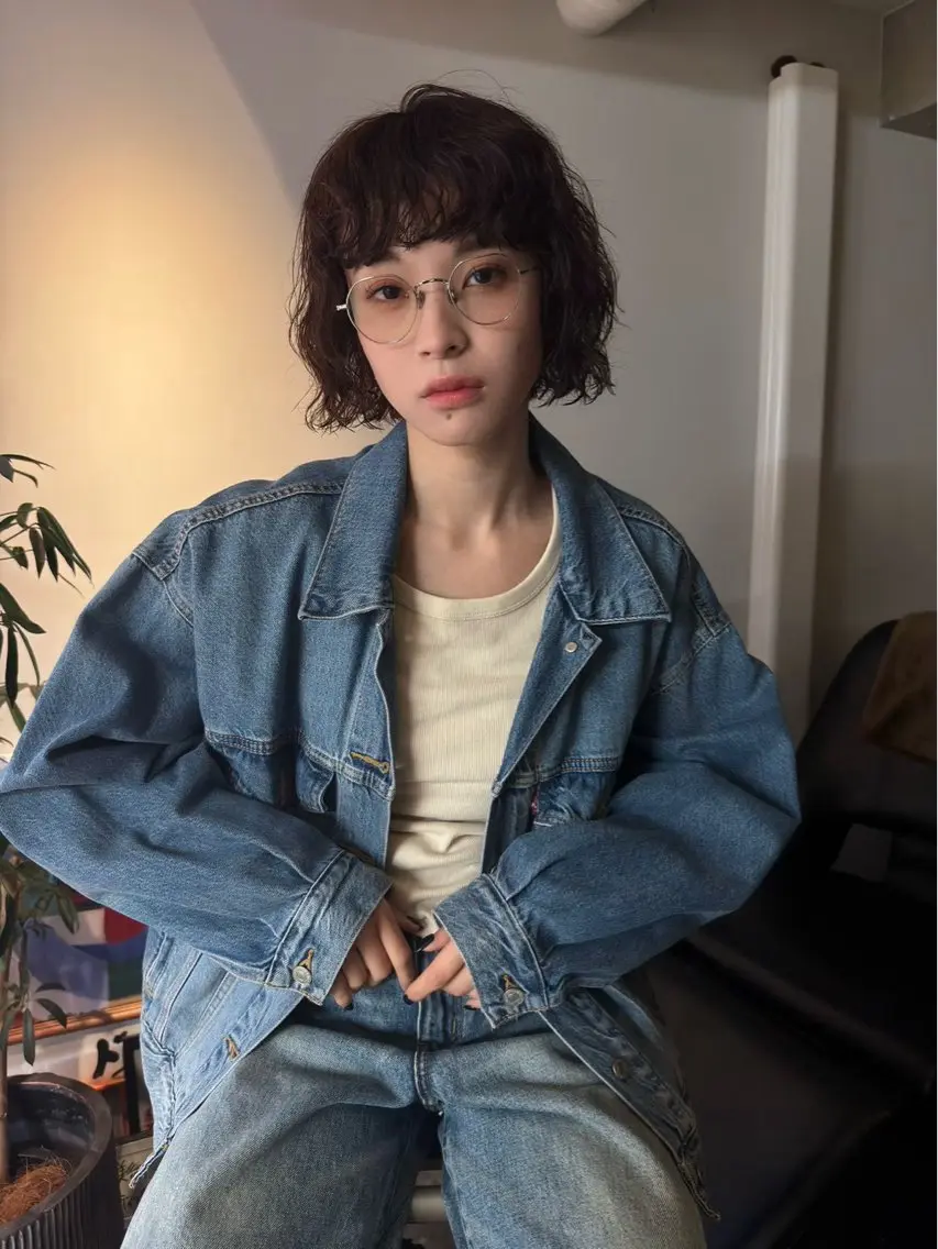 ショート パーマ ヘアアレンジ カット パーマ トリートメント 💎ハイトーン/ 艶カラー💎souのヘアスタイル