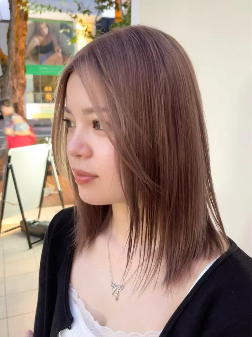 ミディアム ヘアカラー トリートメント 園田 渉 ◤SHIKIO◢のヘアスタイル