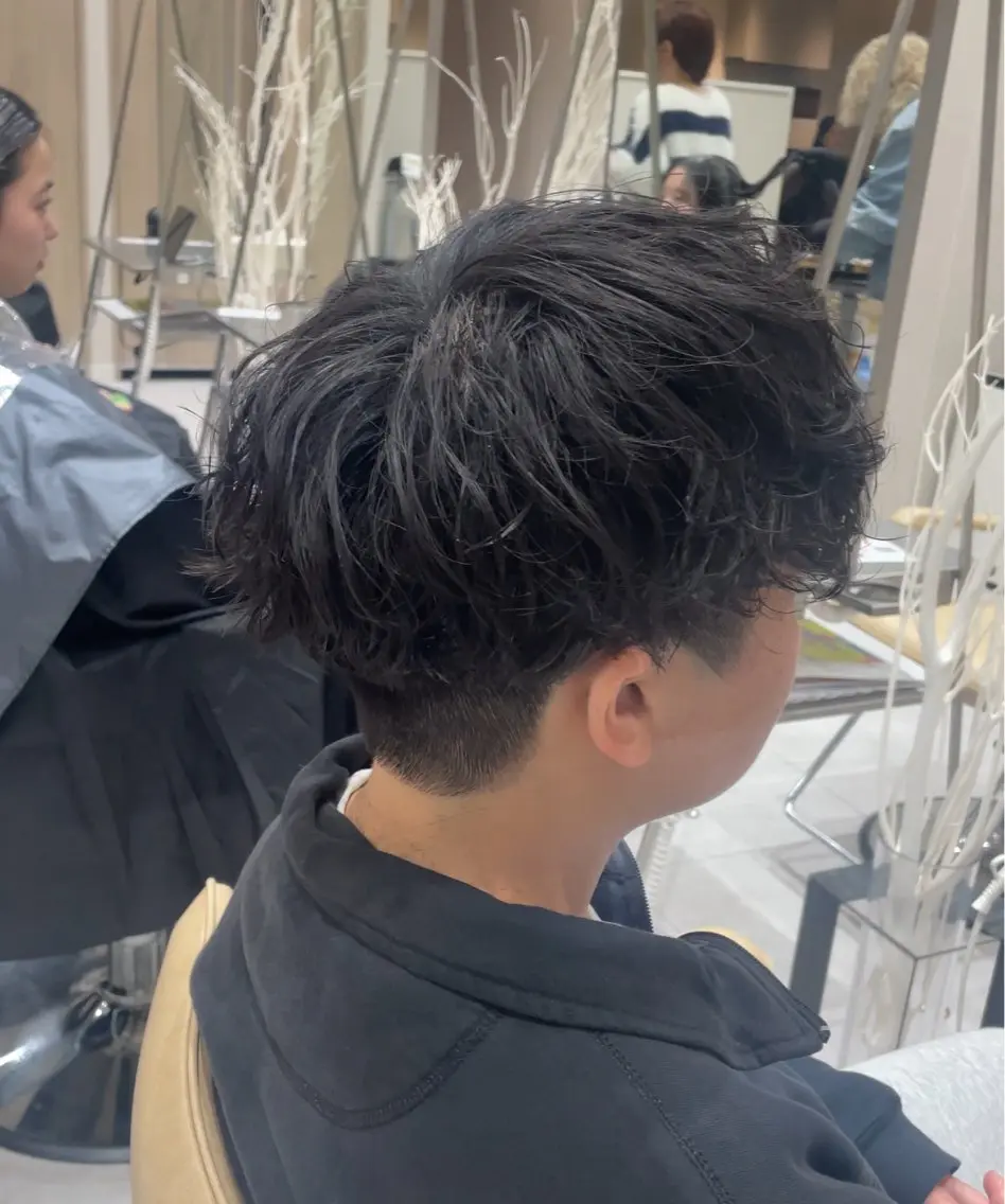 メンズ メンズパーマ メンズ特化 ハヤトのヘアスタイル