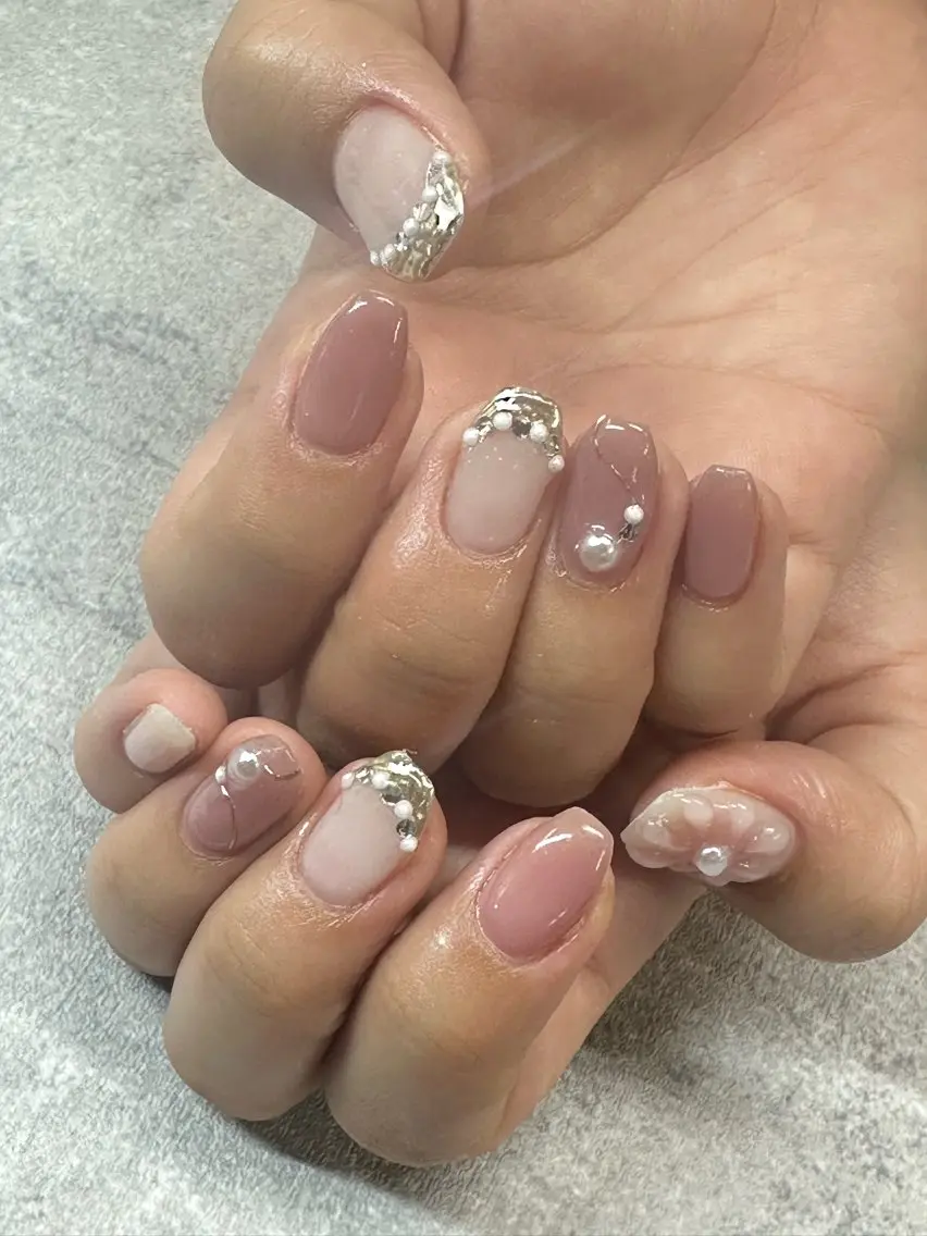 ネイル フラワーネイル ぷっくりネイル フットネイル .N YUKIのネイルデザイン