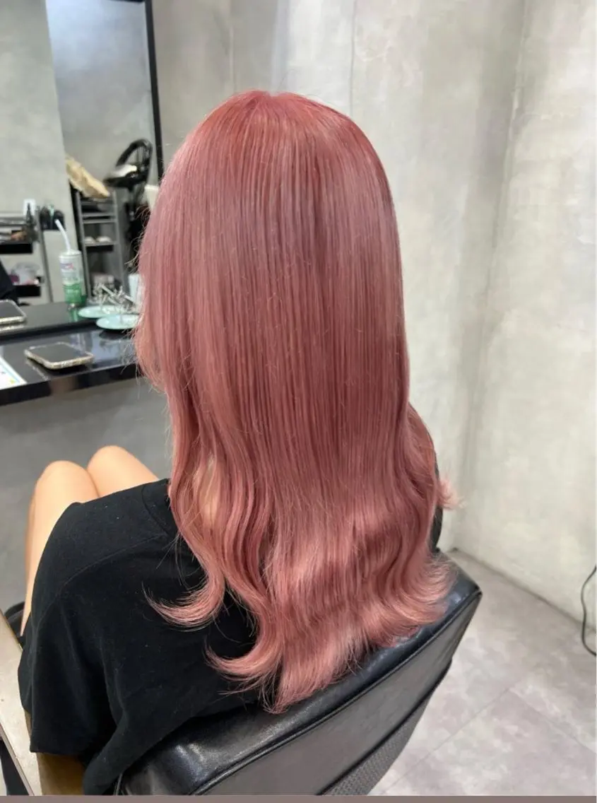 セミロング 当日予約OKカット モデル濱川響太のヘアスタイル