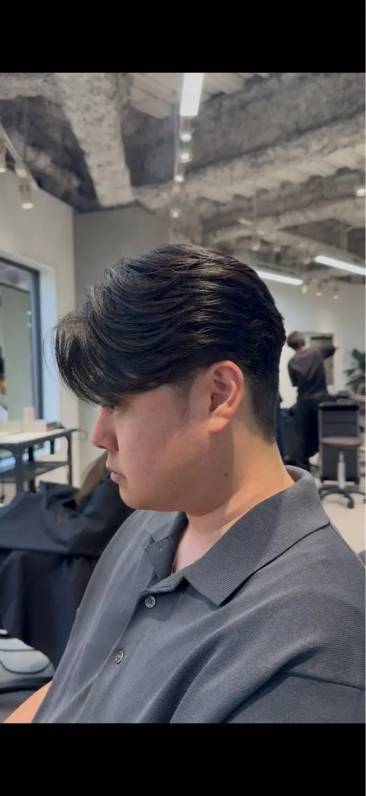メンズ Sen メンズ毛流れ 梅田 茶屋町のヘアスタイル