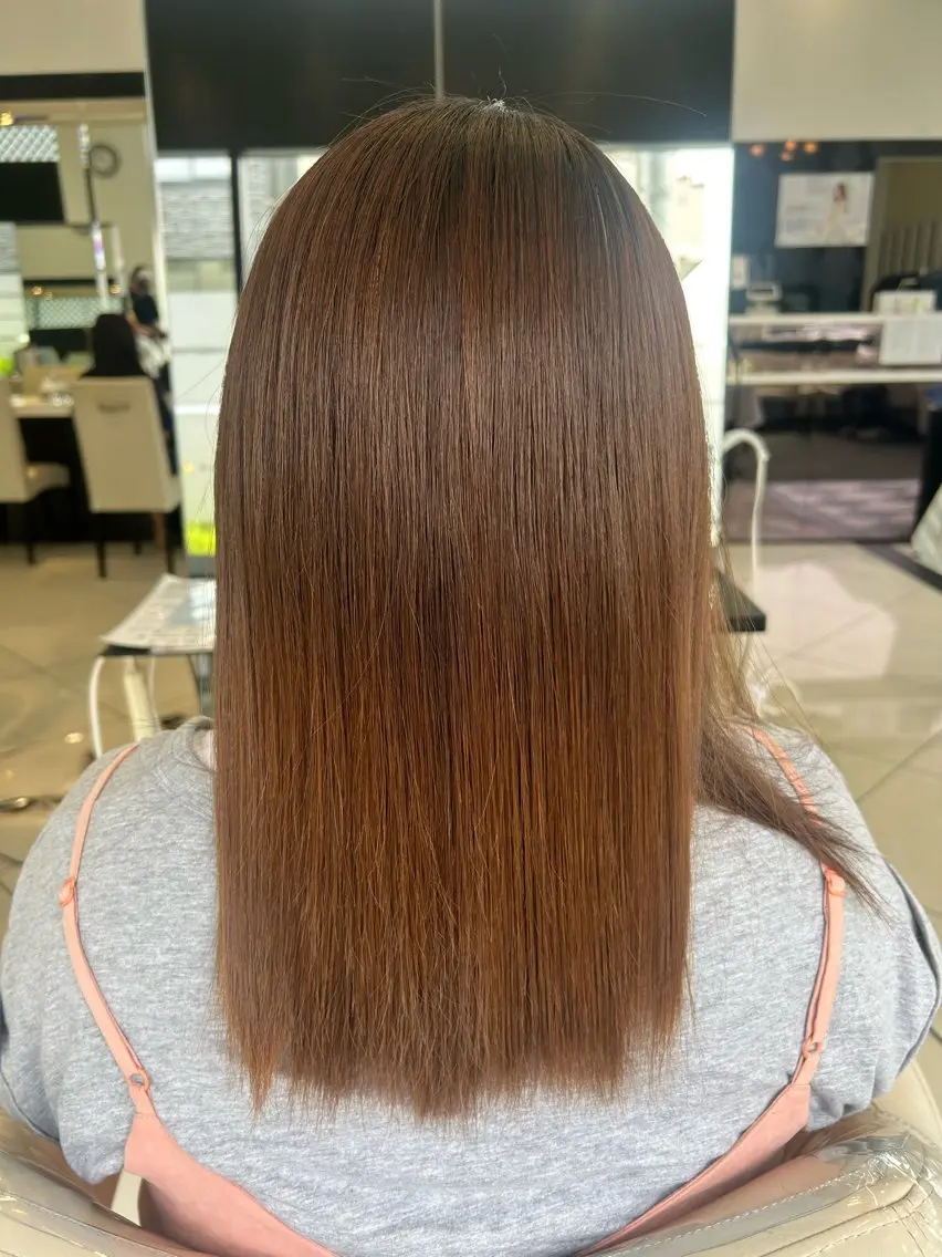 ミディアム 縮毛矯正 トリートメント 秋葉原/髪質改善特化 鹿倉尊のヘアスタイル