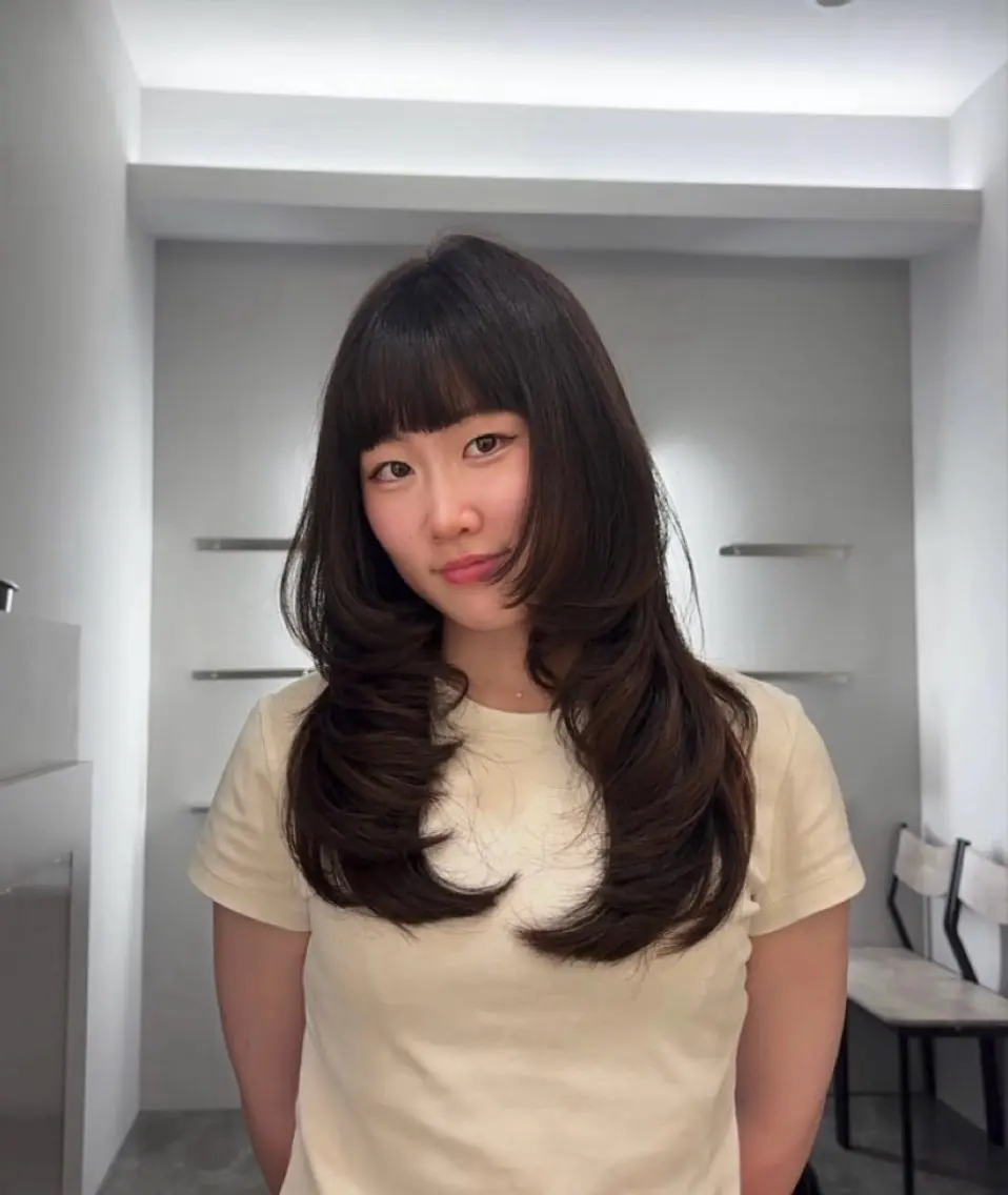 🤍顔周りcut＋カラーの写真