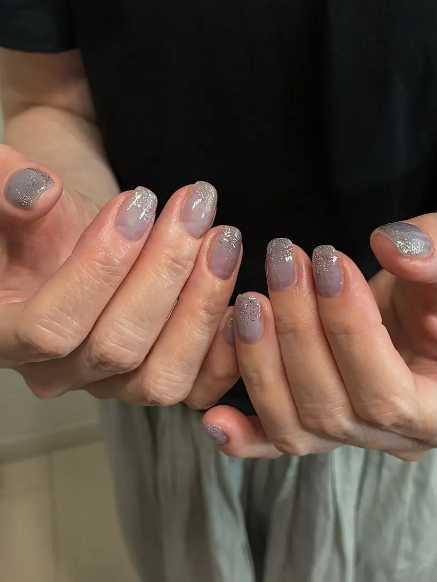 ネイル ラメ(グリッター) ハンドネイル nail salon Lipine 新守山のネイルデザイン