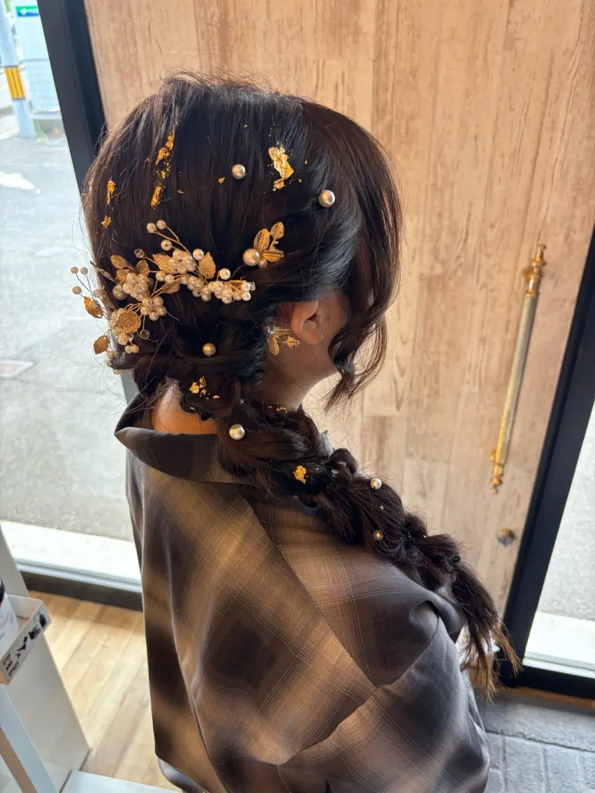 ヘアアレンジ ヘアセット 木村 綺音のヘアスタイル