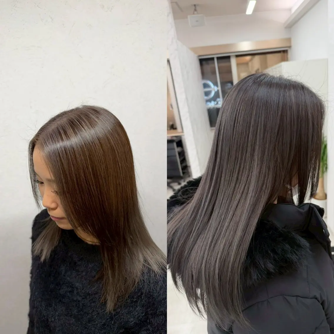 セミロング ハイライト カット ヘアカラー トリートメント ヘッドスパ 断られる髪に答えを ♣️井上秀樹♠️のヘアスタイル