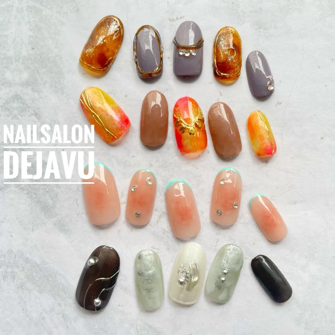 ネイル ハンドネイル Nail salon Dejavu 🌿のネイルデザイン