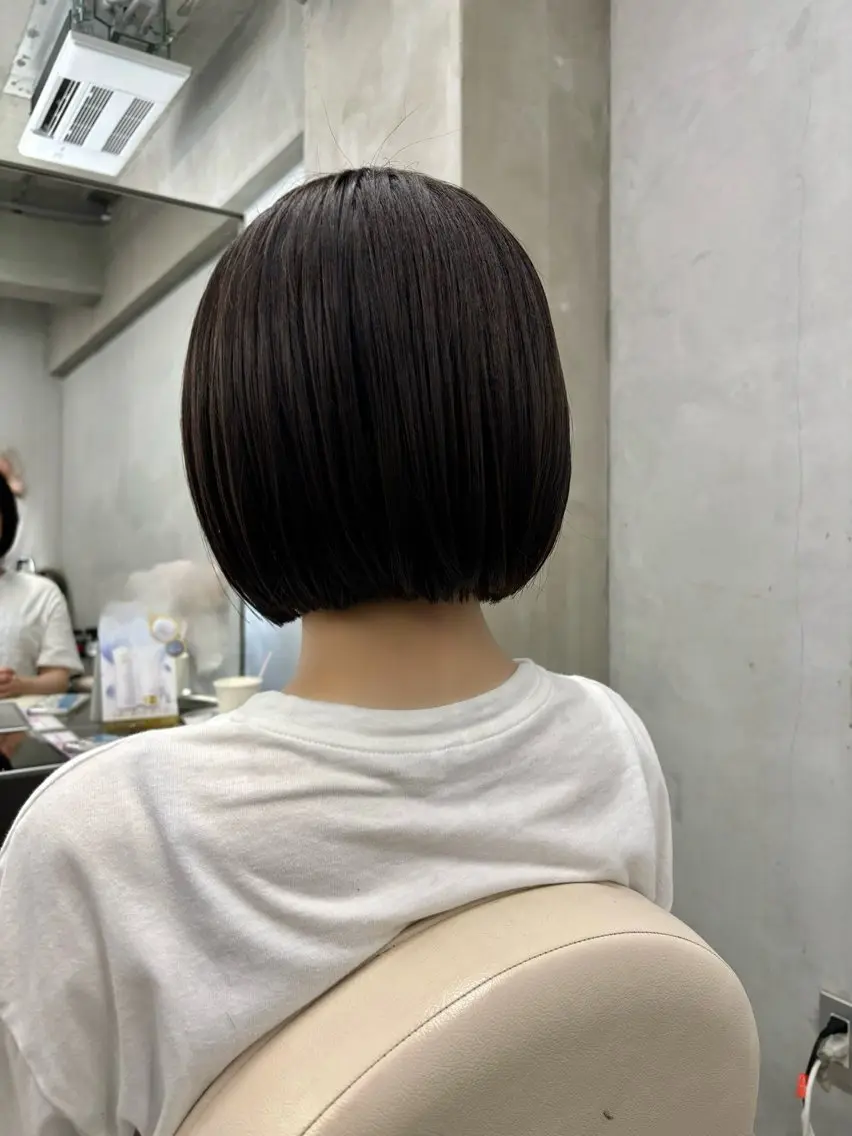 似合わせ小顔カット＋髪質改善ストレート(縮毛矯正)の写真