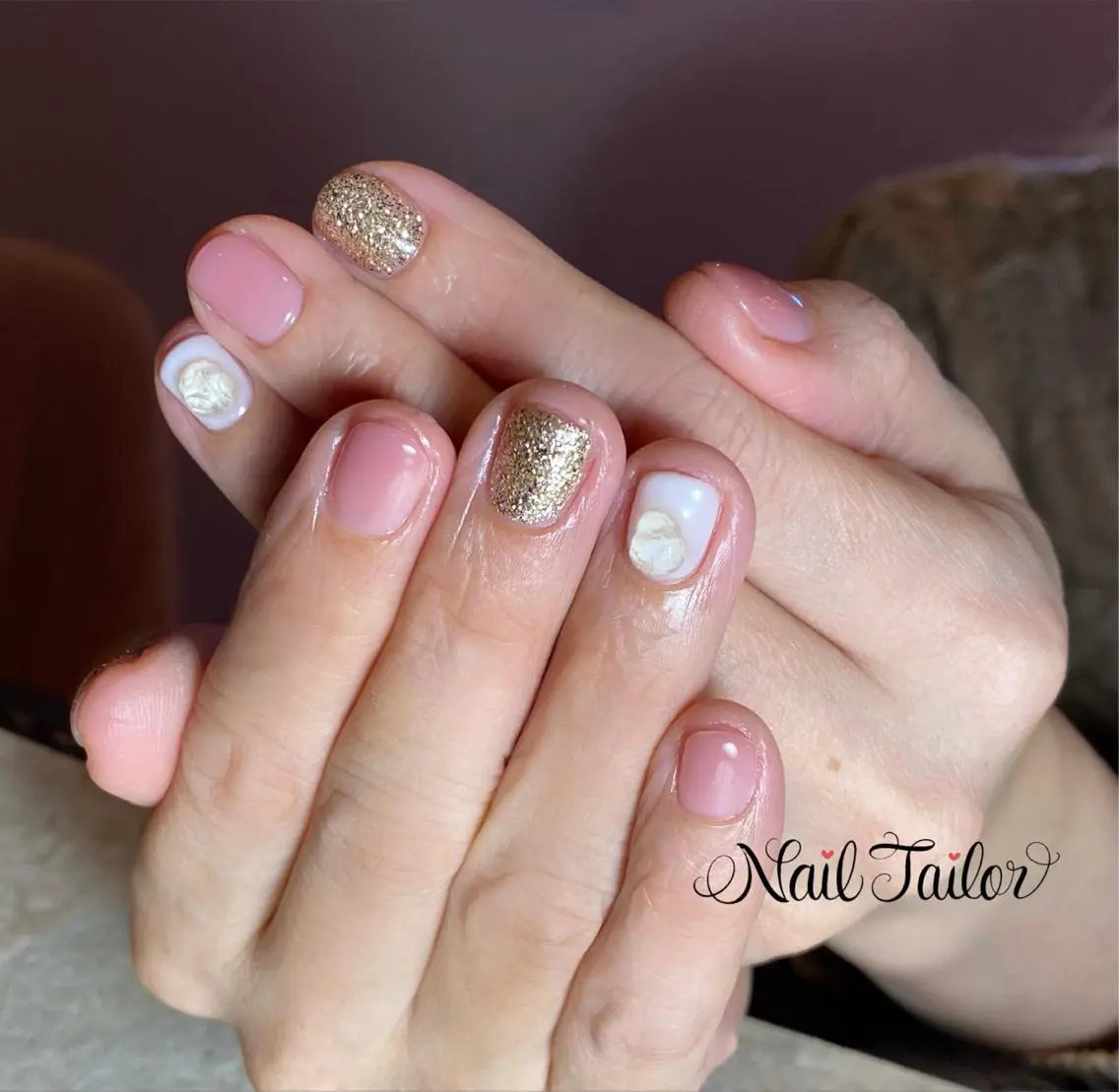 ネイル ジェルネイル キラキラネイル ラメ(グリッター) 持ち込み ワンカラーネイル NailTailor ネイルテイラーのネイルデザイン