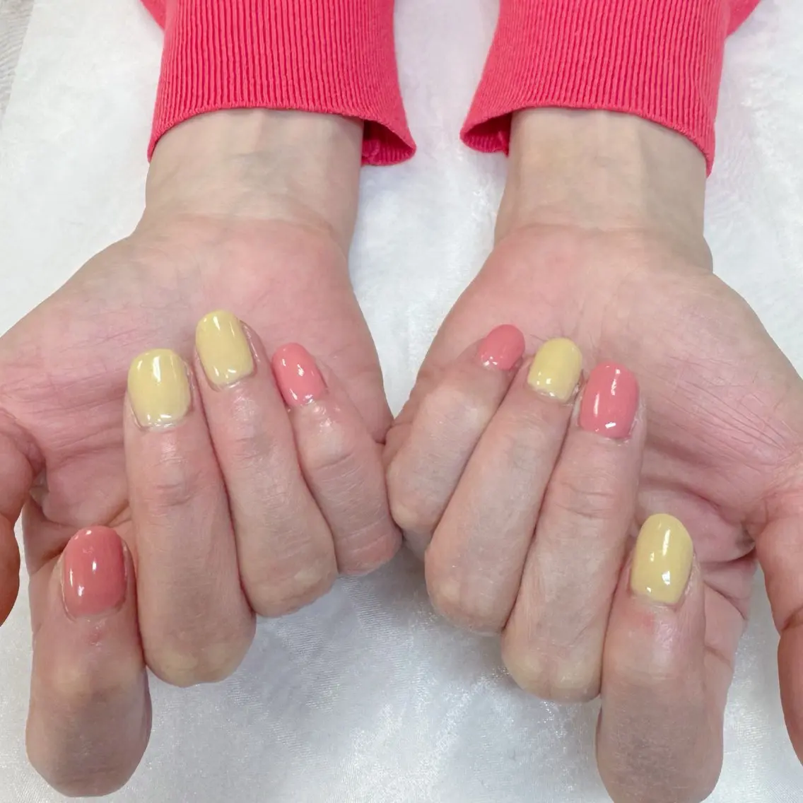 ネイル ワンカラーネイル 春ネイル maruyasu. yのネイルデザイン