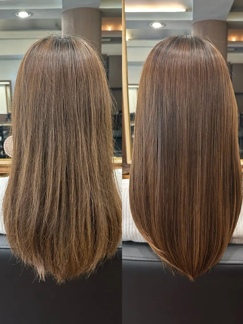 ロング 髪質改善 トリートメント 名古屋栄の髪質改善 トリートメント/清田のヘアスタイル