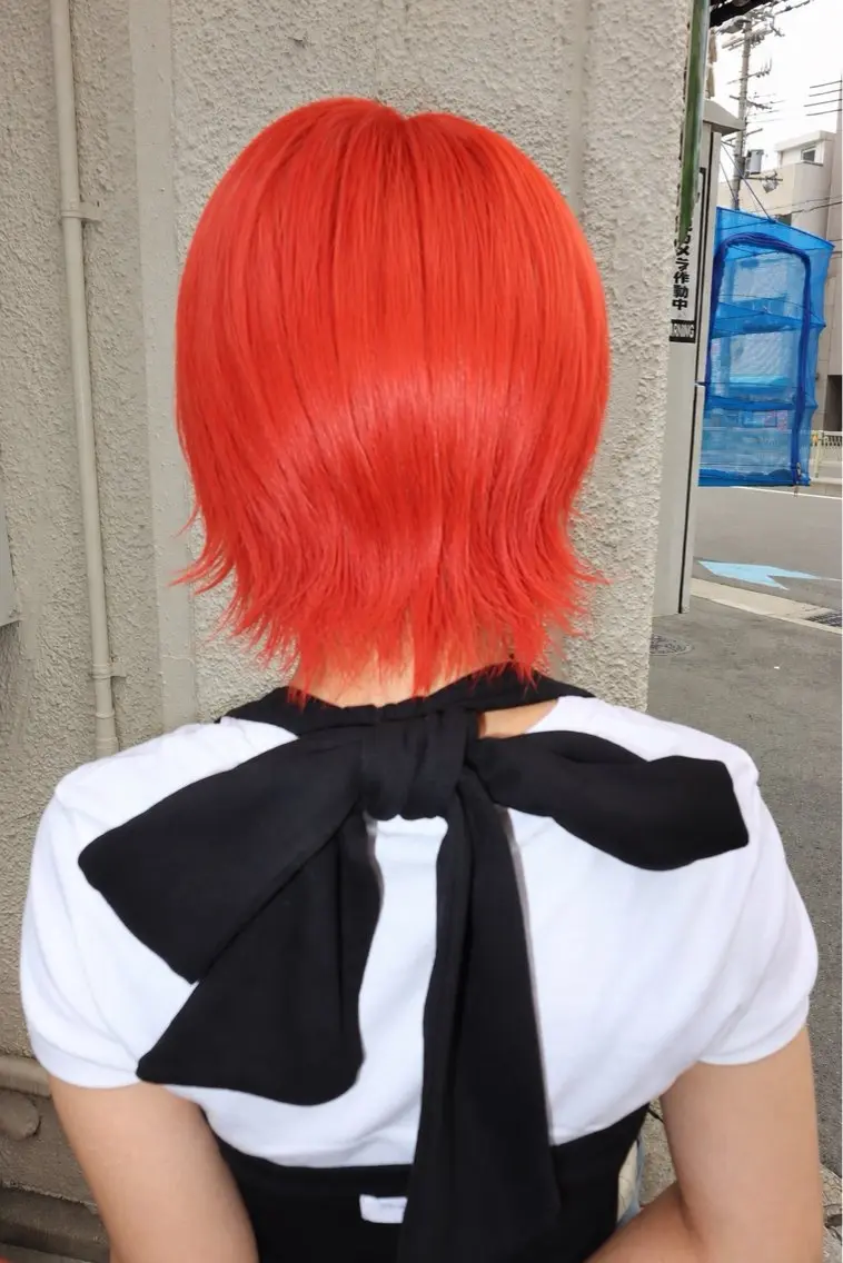 ショート カラー ヘアカラー 小森 梨華のヘアスタイル