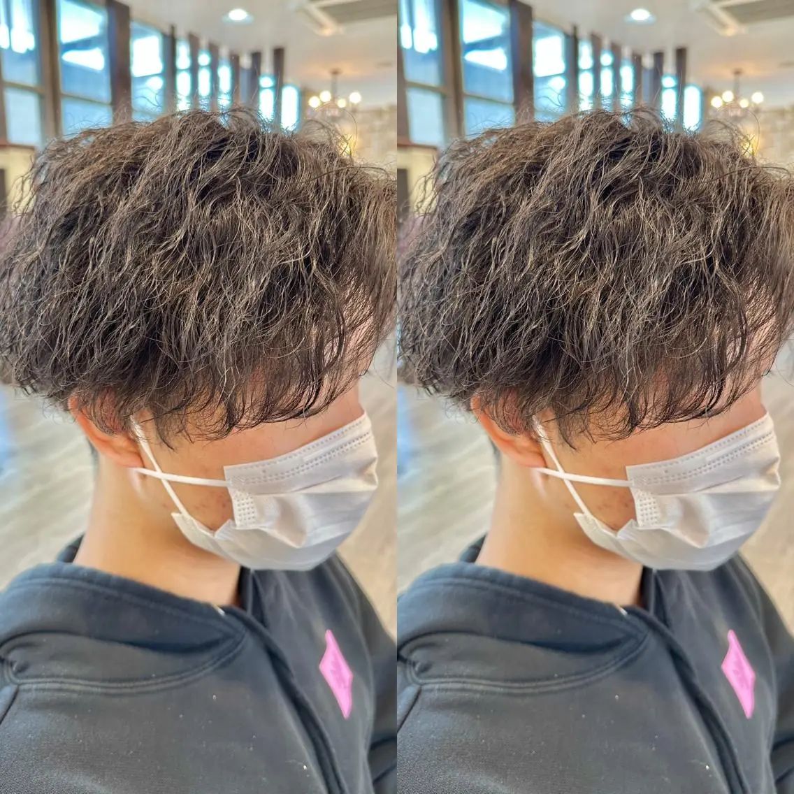 ショート パーマ メンズ カット パーマ おおつか せいやのヘアスタイル