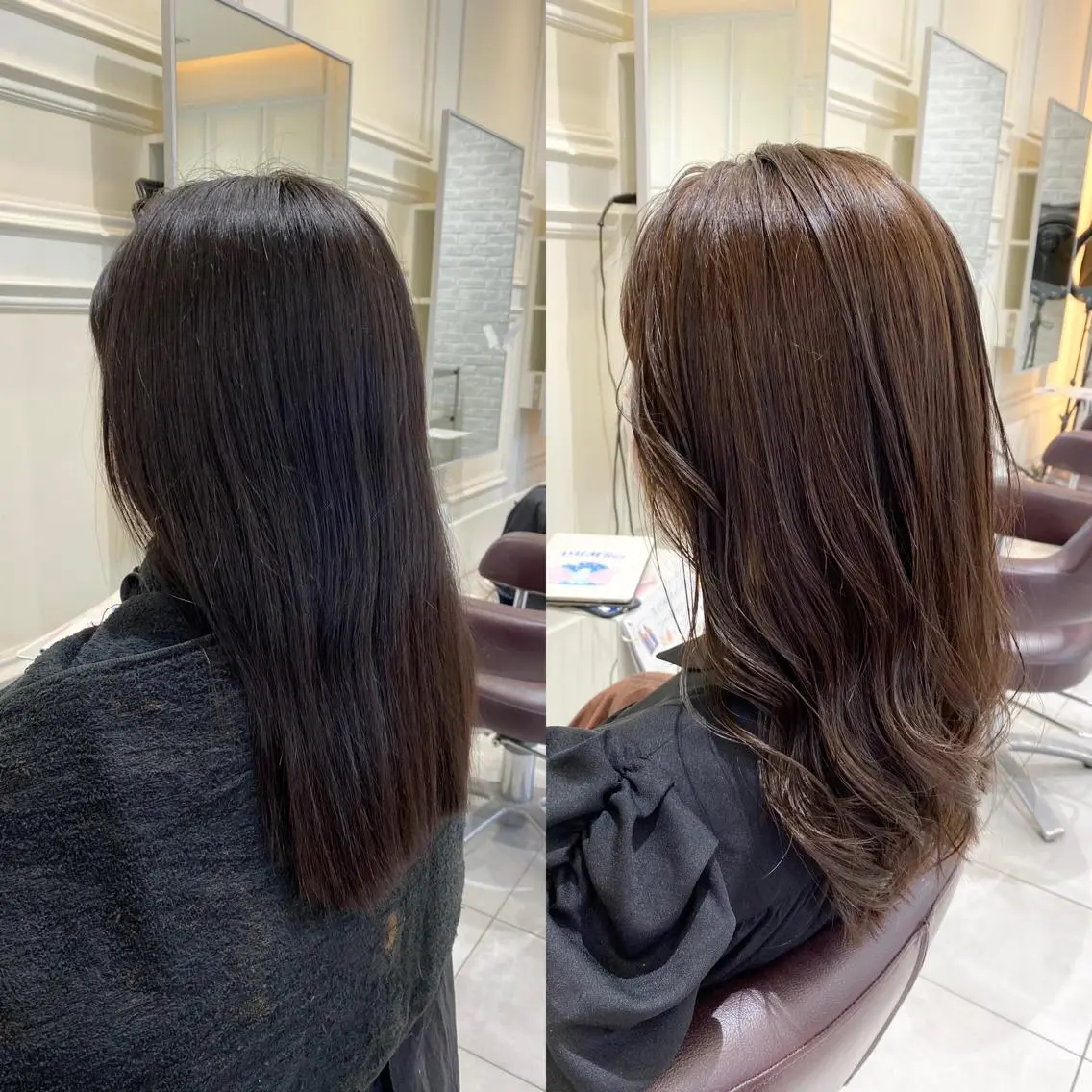 セミロング カット ヘアカラー トリートメント 【暗め透明感カラー】 【インナー】小島良太のヘアスタイル