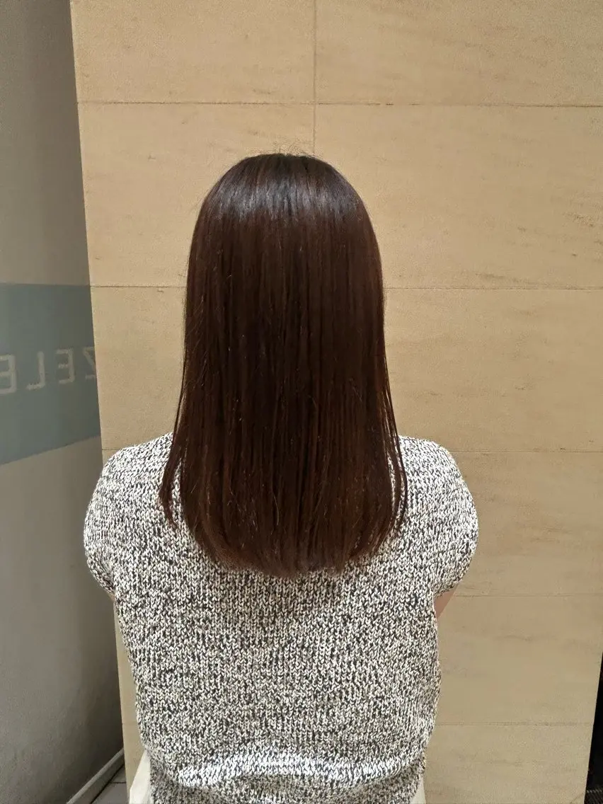 セミロング 植木 裕美子のヘアスタイル