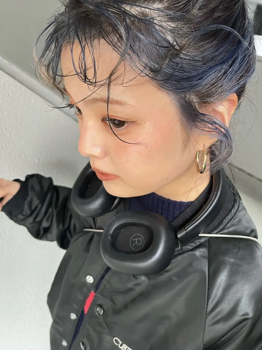 ロング カラー ヘアアレンジ RIO 福岡美容師のヘアスタイル