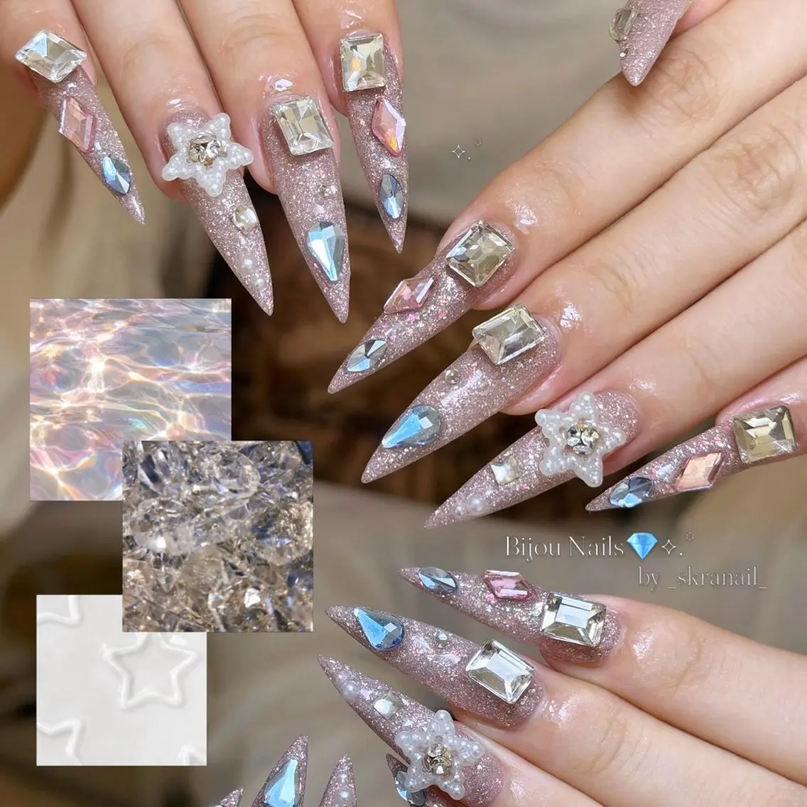 💎🪄︎︎《ゴテゴテパーツ&こだわりART》150𝑚𝑖𝑛 ⟡.꙳ 持ち込みOK✨の写真