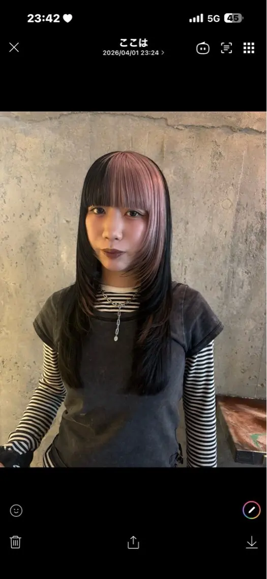 ロング カラー ヘアカラー cocoha 🧩のヘアスタイル