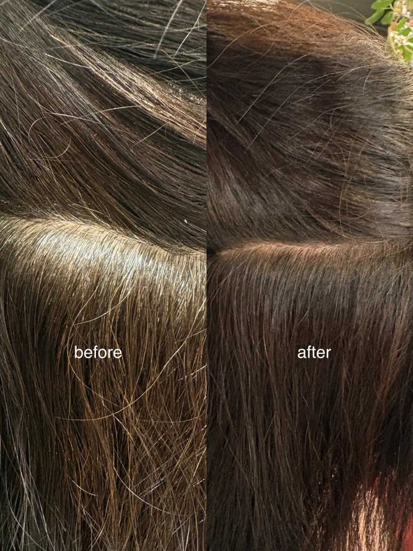 セミロング カラー ヘアカラー yoshioka natsukiのヘアスタイル