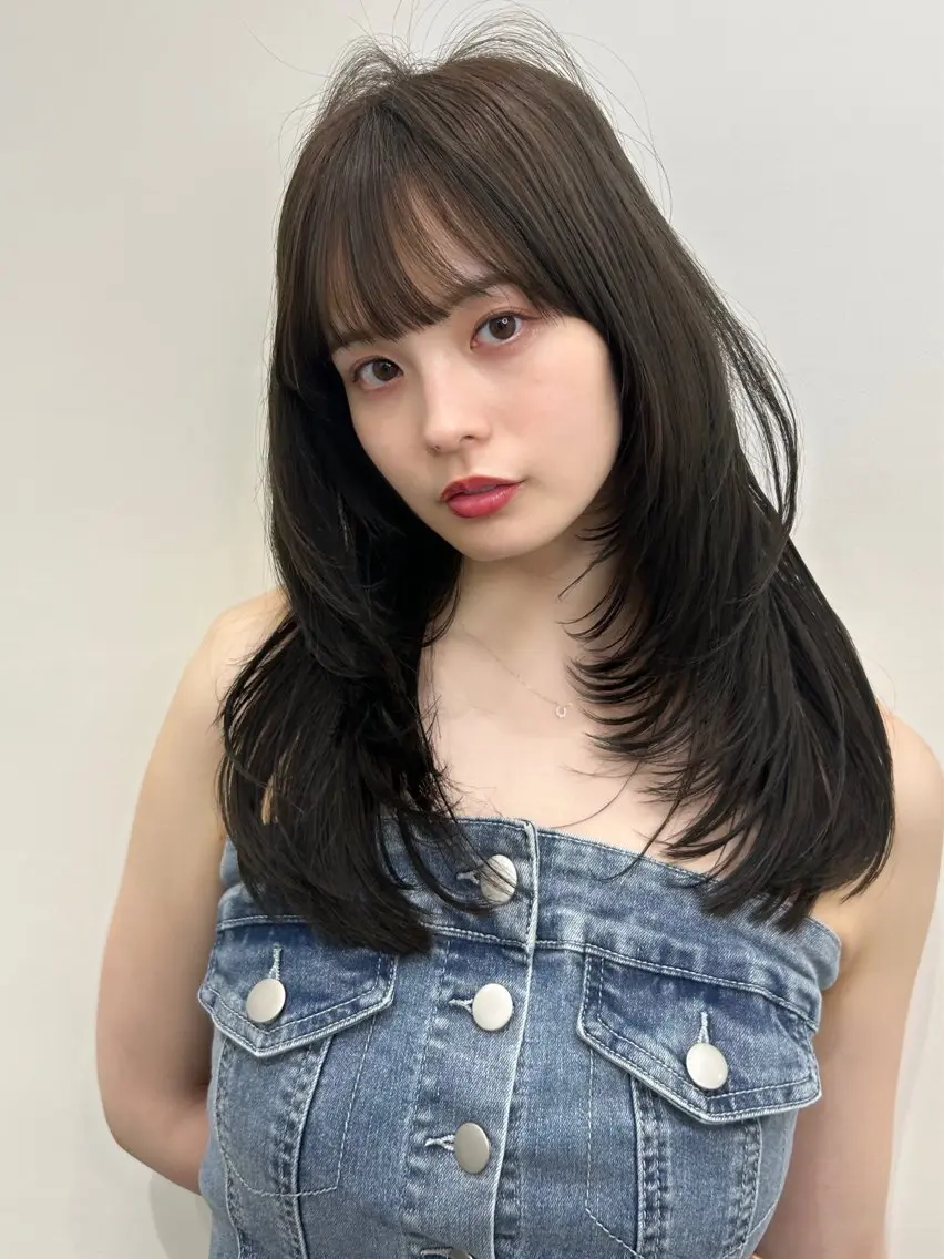 ミディアム PULSE ASAHIのヘアスタイル
