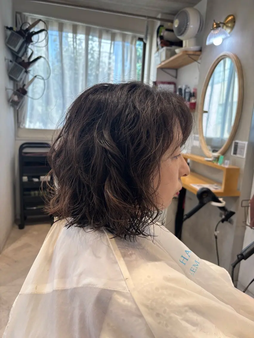 パーマ 当時予約大歓迎ですよ ❤️フウちゃん❤️のヘアスタイル