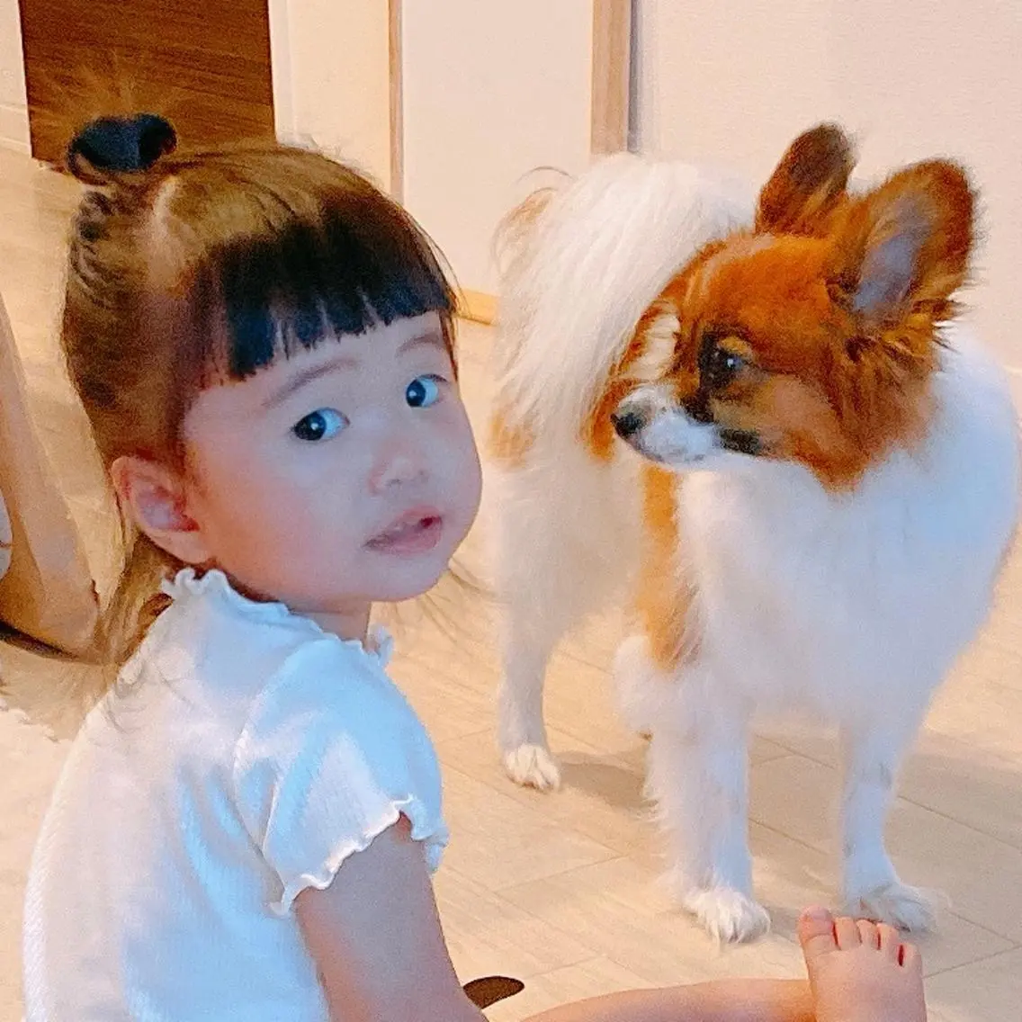 セミロング キッズ カット Produce 橋本店のヘアスタイル