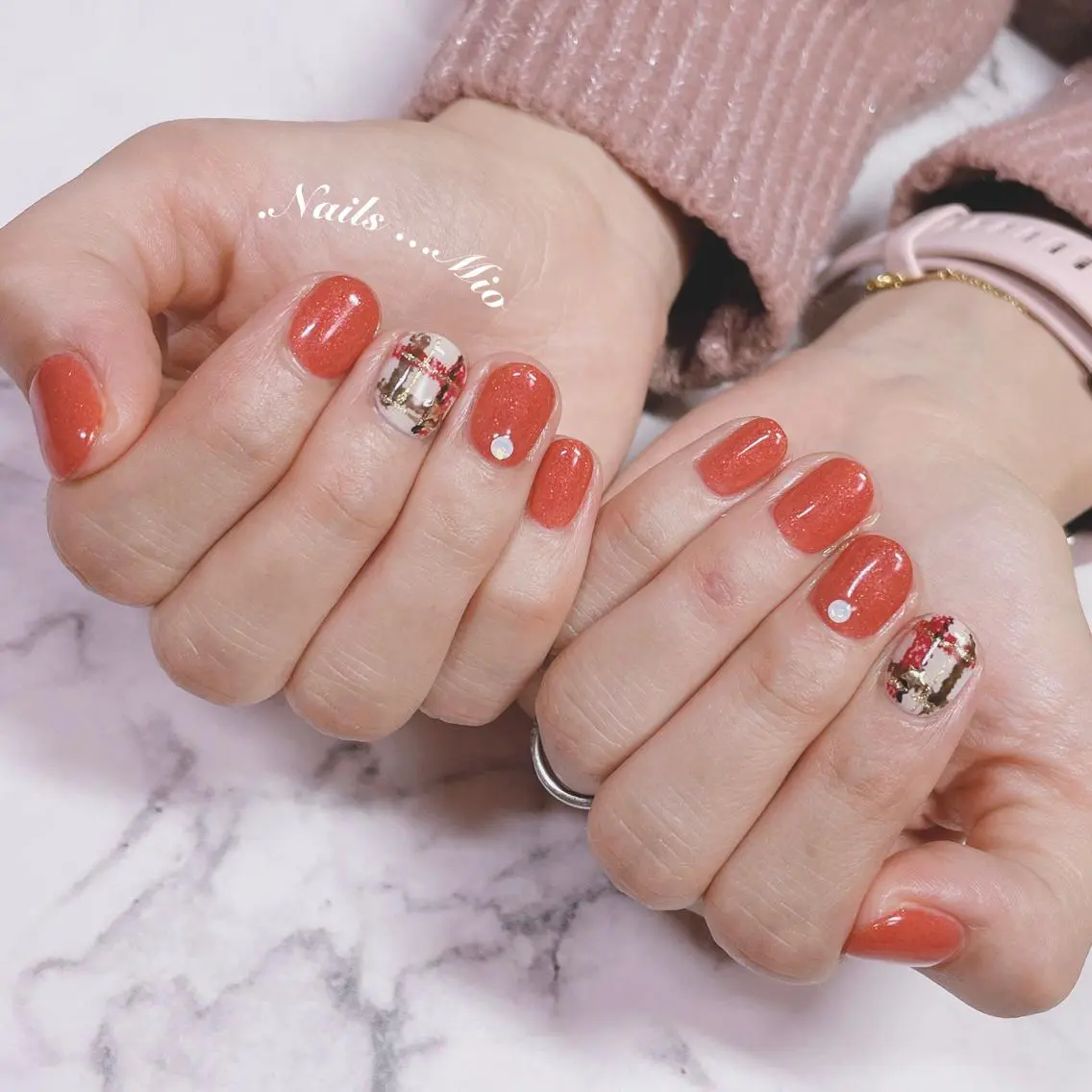 ネイル アートネイル ジェルネイル ワンカラーネイル .Nails Mio 赤羽西ネイルサロンのネイルデザイン