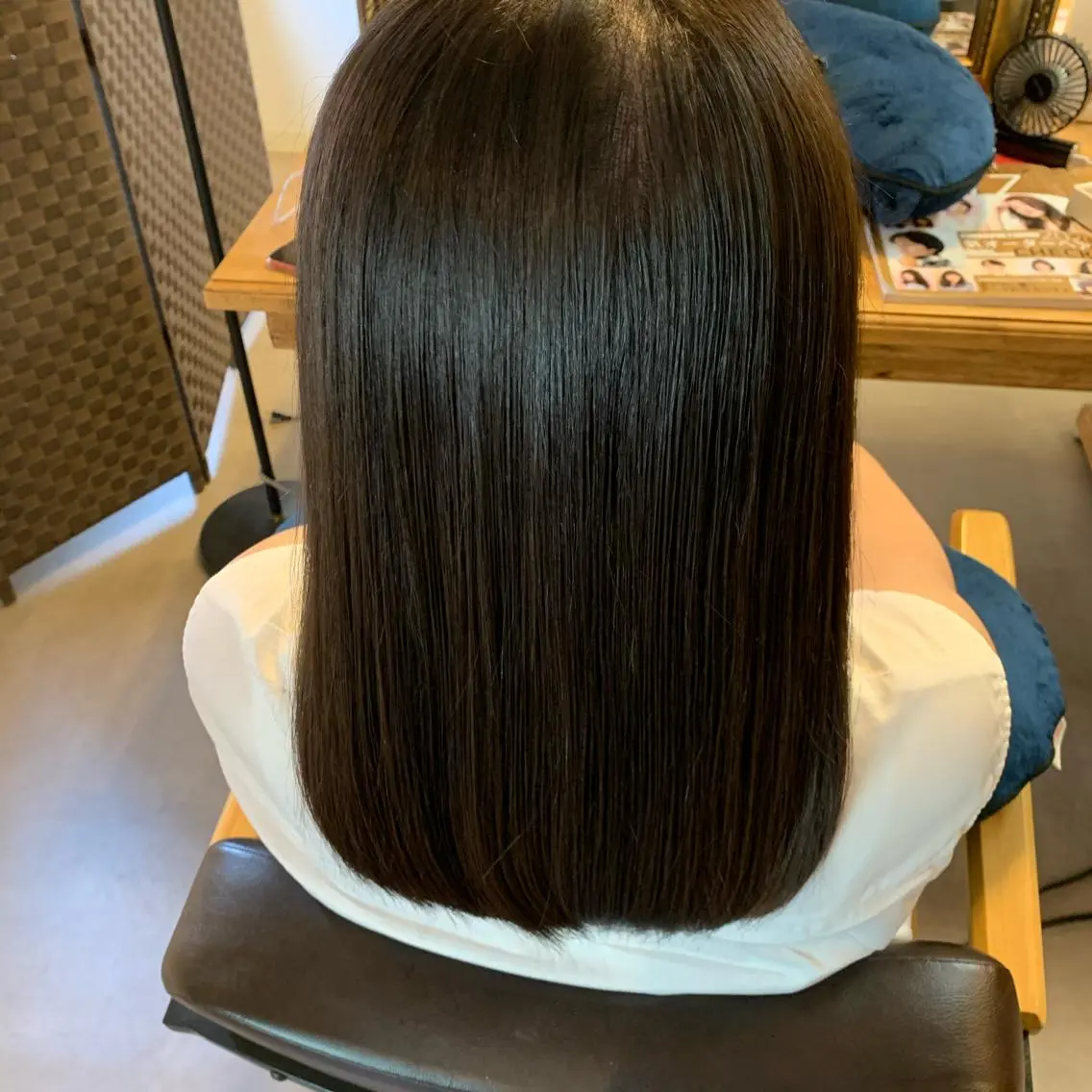 セミロング 髪質改善 トリートメント 土井 貴司のヘアスタイル