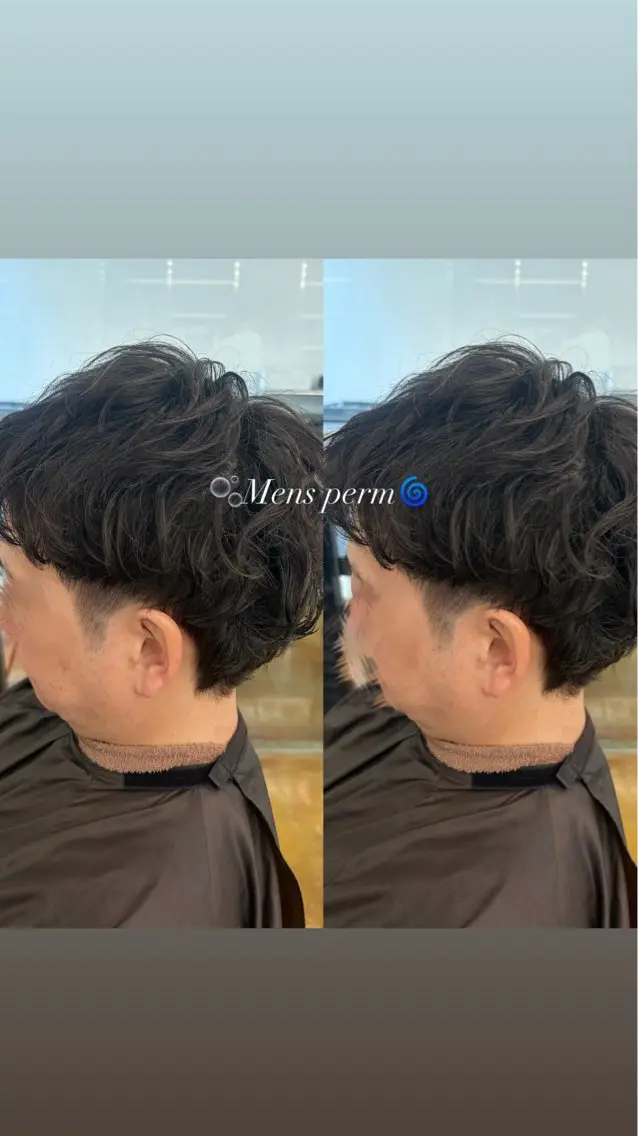 【メンズ限定】18:30​〜​カット＋ヘッドスパ＆眉カット付き✂️🩵の写真