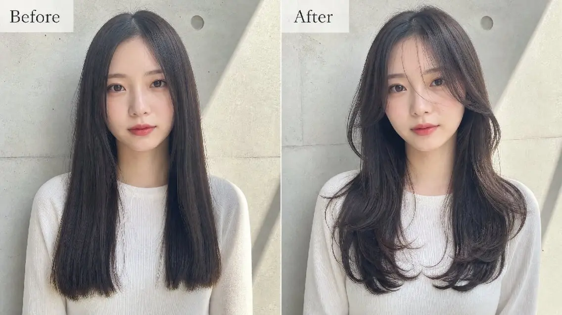 ロング ハッシュカット レイヤーカット ショート. ボブヘア専門店のヘアスタイル