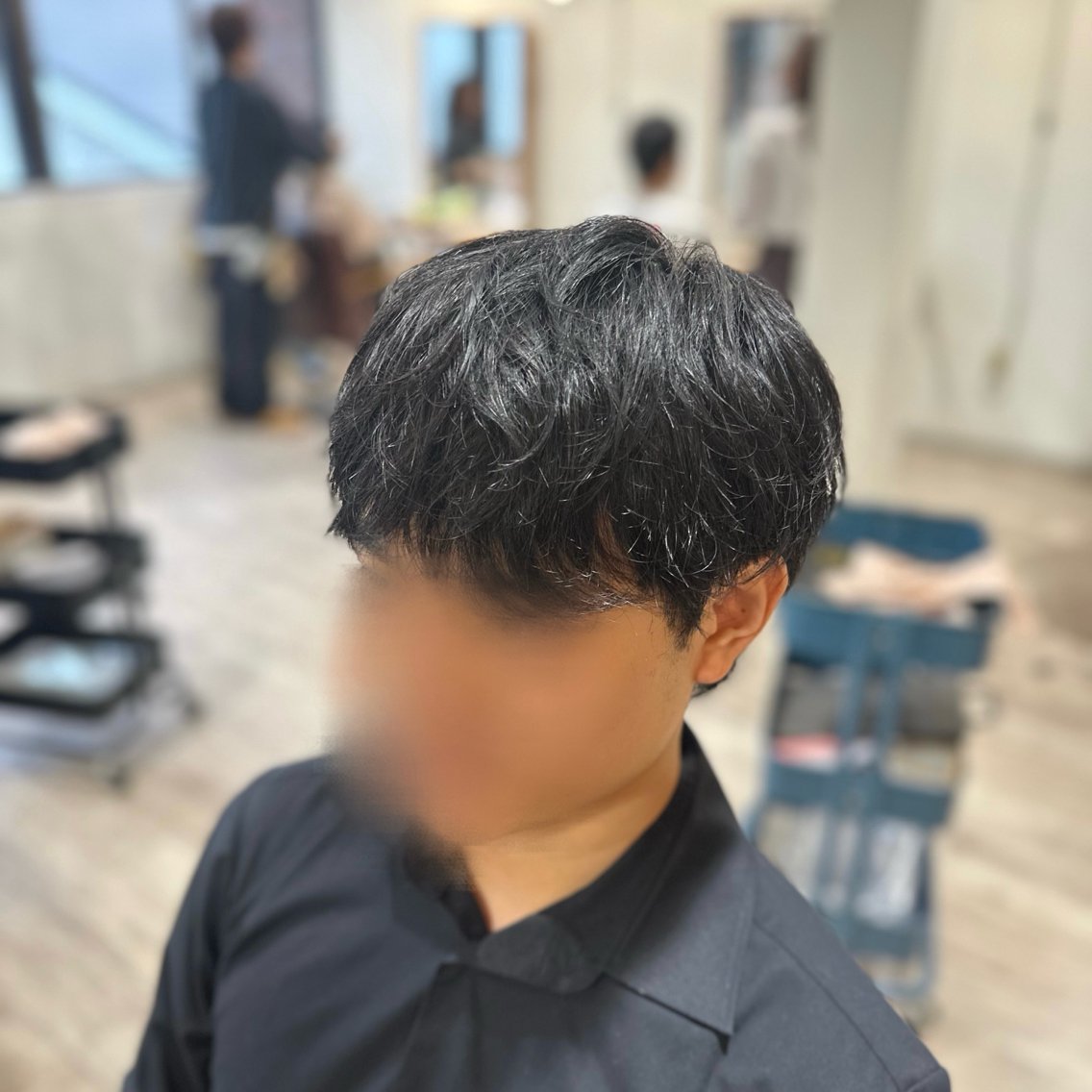 【髪型を変えて垢抜けたい方！✨️】メンズカット+シャドウパーマの写真