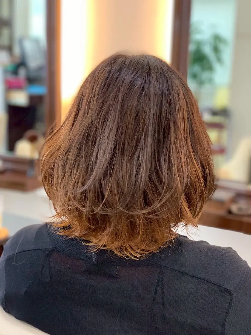 ミディアム 古橋 瑞希のヘアスタイル