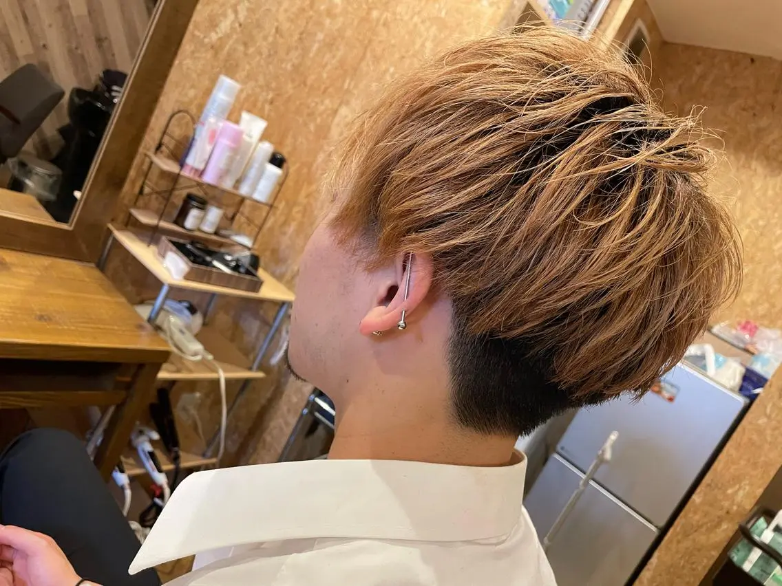 メンズ マッシュ JowA✂︎ 目片夏実のヘアスタイル