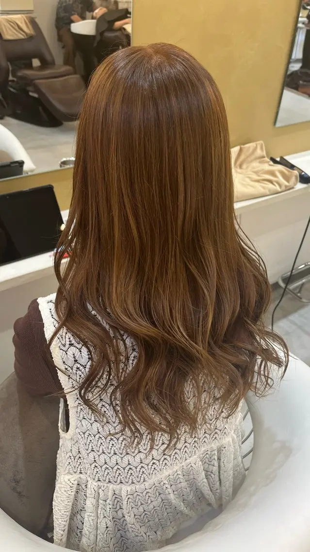 ロング ヘアカラー topa/高井 菜緒のヘアスタイル