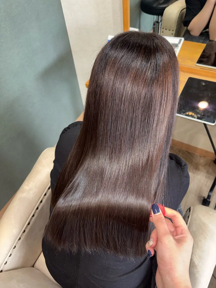 ロング 縮毛矯正 🌟美髪縮毛矯正🌟 吉田早弥のヘアスタイル
