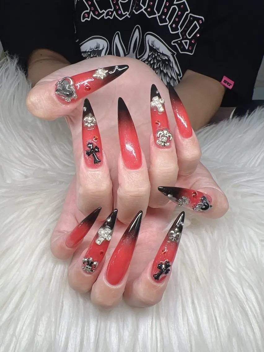 ネイル ハンドネイル Lee Nails チップ長さだし専門店のネイルデザイン