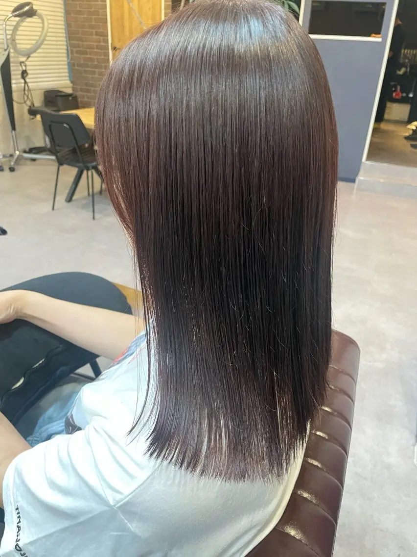 🦋【定番】cut＋ color ＋1step treatmentの写真