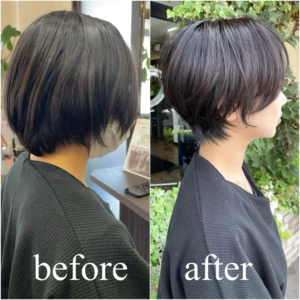 ショート カット パーマ 安藤 まどかのヘアスタイル