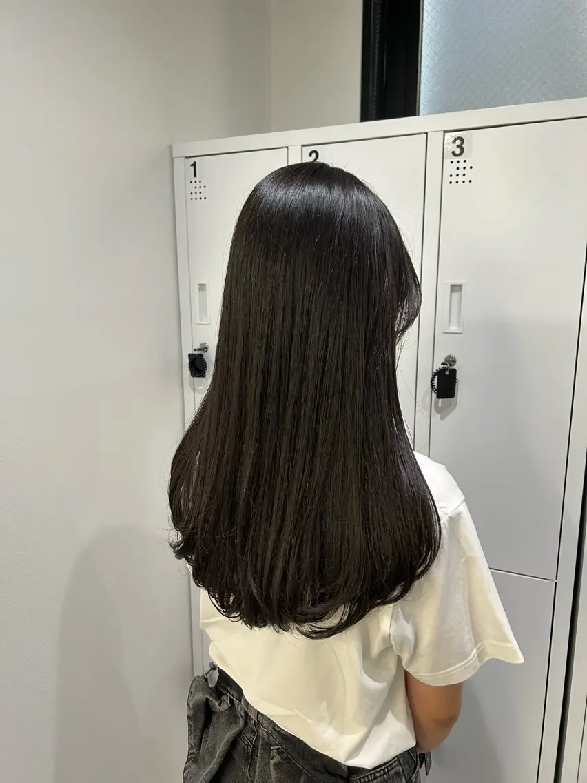 セミロング カット 村田 七夕のヘアスタイル