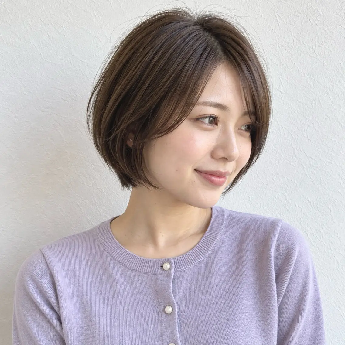 ショート カラー ショートボブ ボブ ショートヘア カット ヘアカラー トリートメント 銀座/モテ🤍垢抜け レイヤー/あさみのヘアスタイル