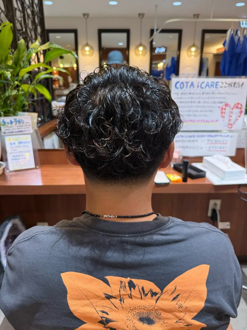 パーマ メンズ 平河 良太のヘアスタイル