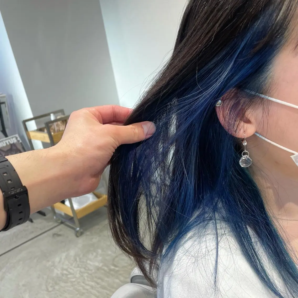 ロング キノシタ ナオユキのヘアスタイル