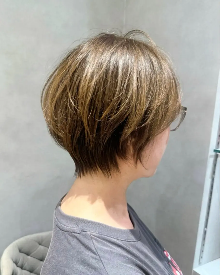 ショート 似合わせショート 森岡俊亮のヘアスタイル