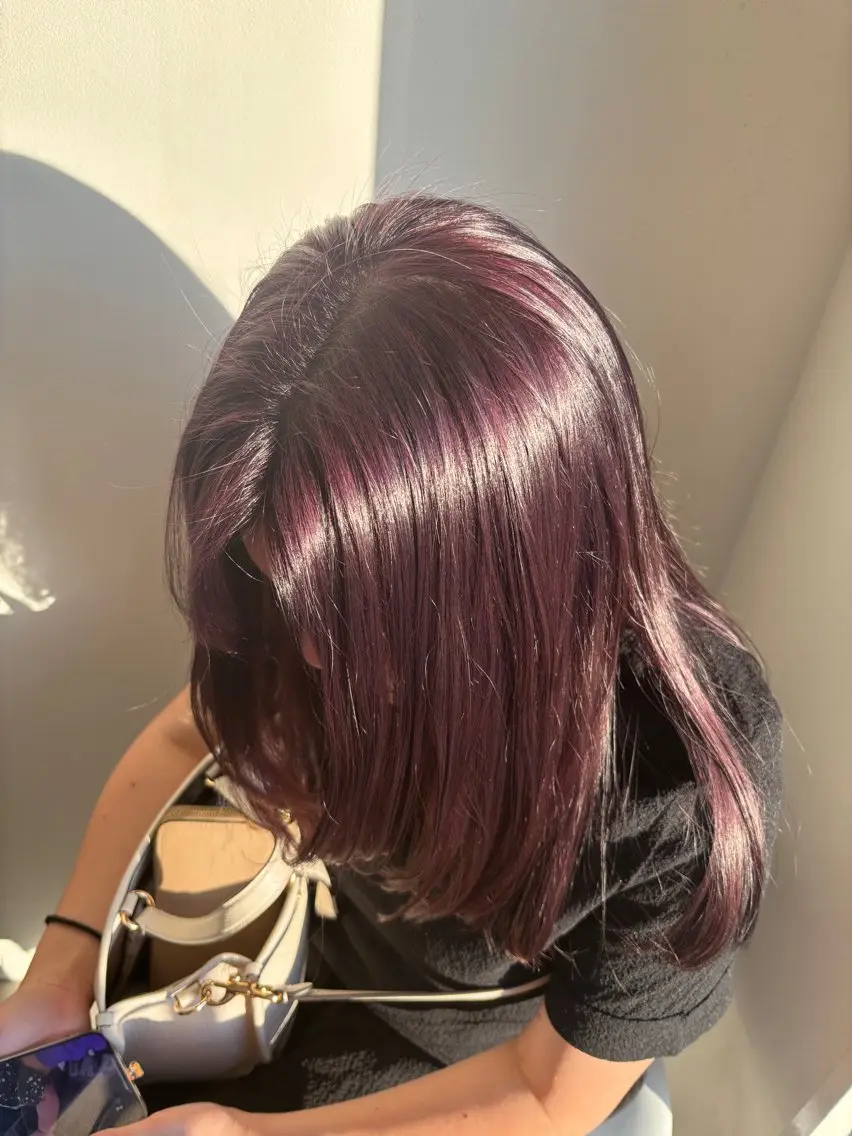 カラー カット ヘアカラー トリートメント 髙木 藍紗のヘアスタイル