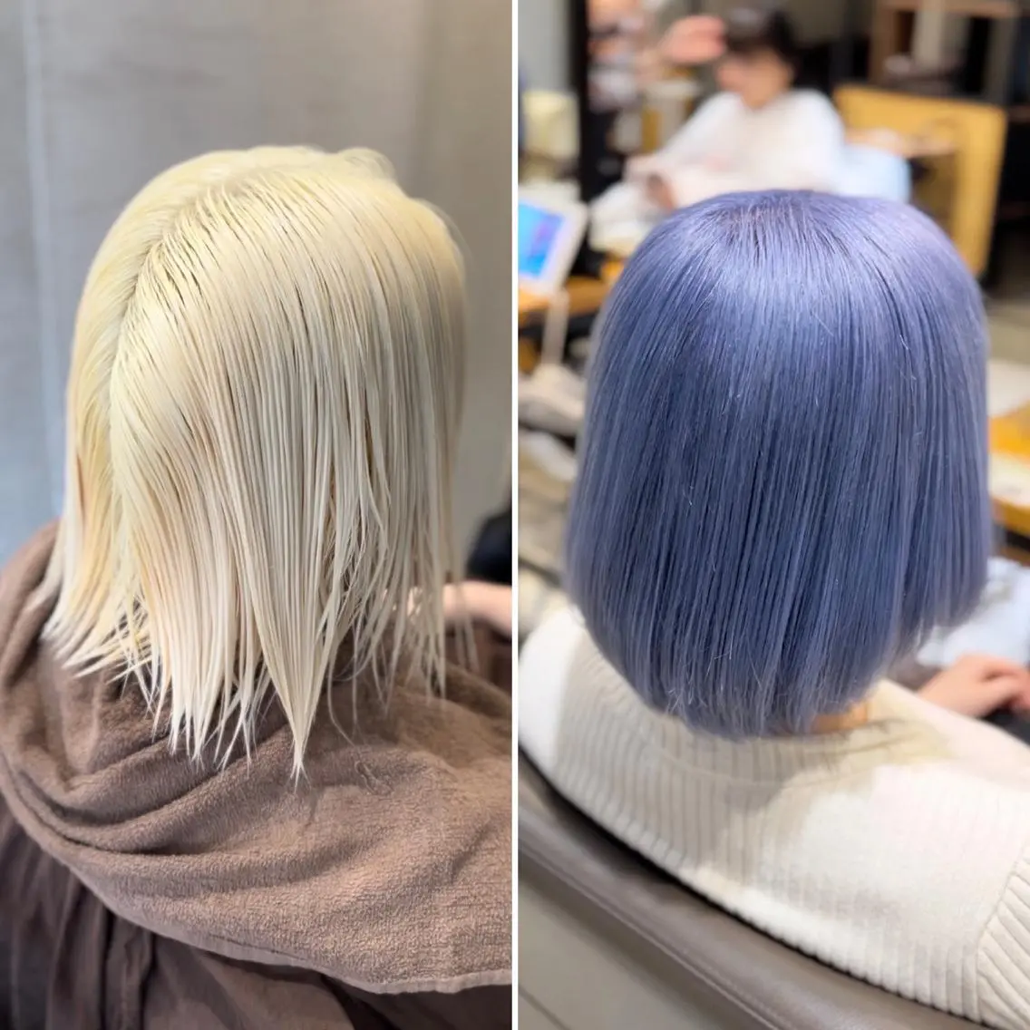 ミディアム カット ヘアカラー トリートメント 🌿earth亀有店 【緑髪のノブ】🌿のヘアスタイル